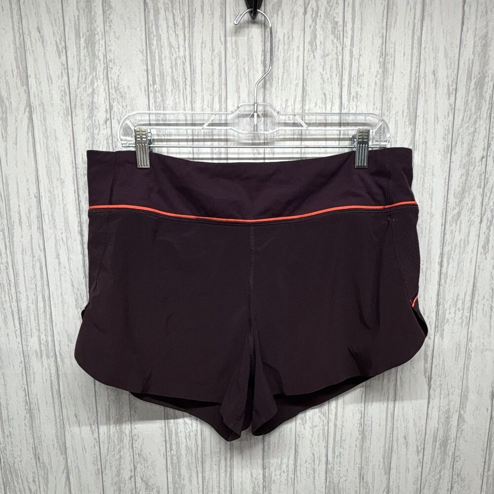 Womens Size L Athleta Purple Run With It Shorts EUC